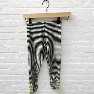 Matilda Jane // Once Upon A Time Haystack Striped Leggings with Button Detail